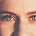 close up of woman's eyes natural eye health